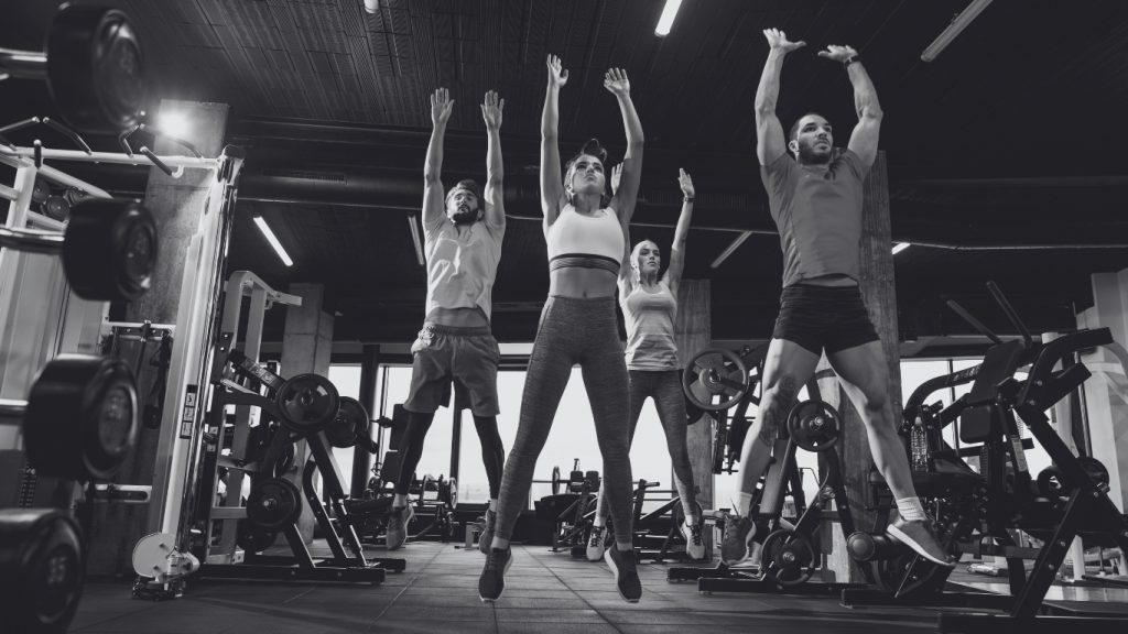 intense workout at Inferno Fitness gym Walton-on-Thames